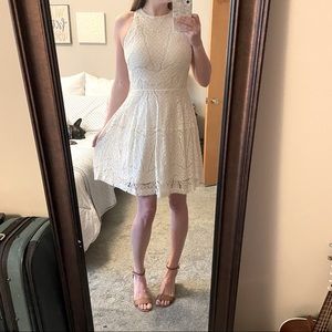 Ivory lace dress
